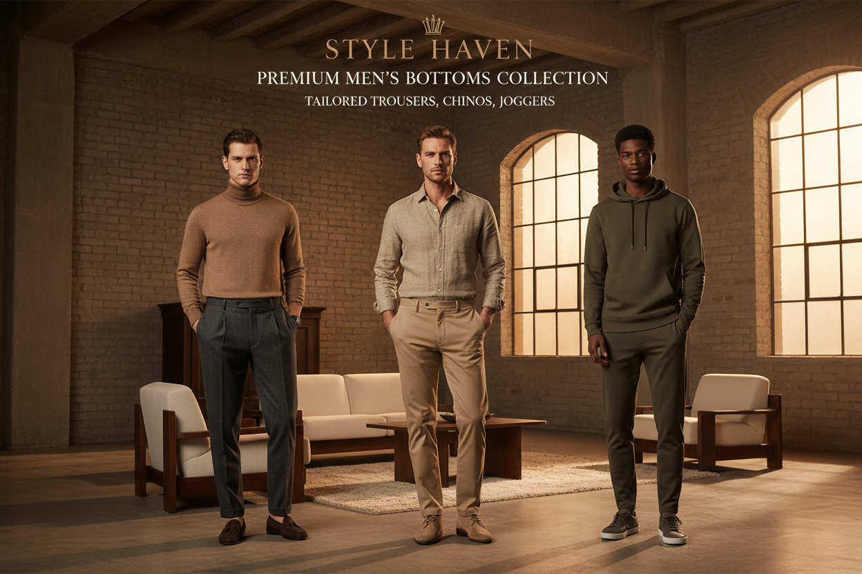 Men's Pants & Bottoms Banner