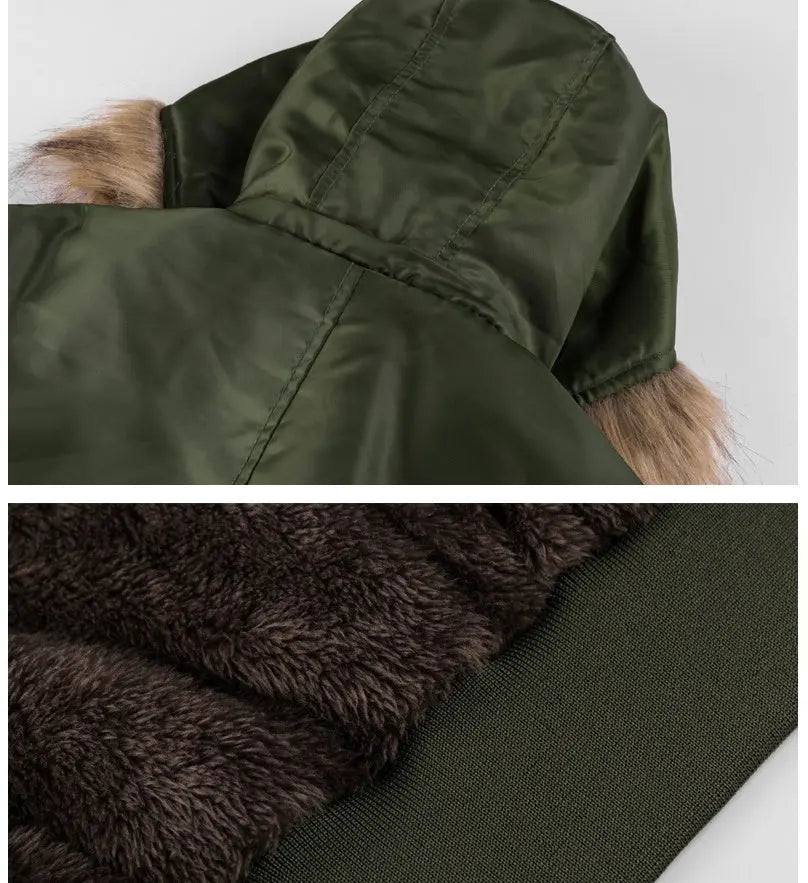 Men's 3D Velvet Military-Inspired Thick Winter Coat style-haven-vwag8