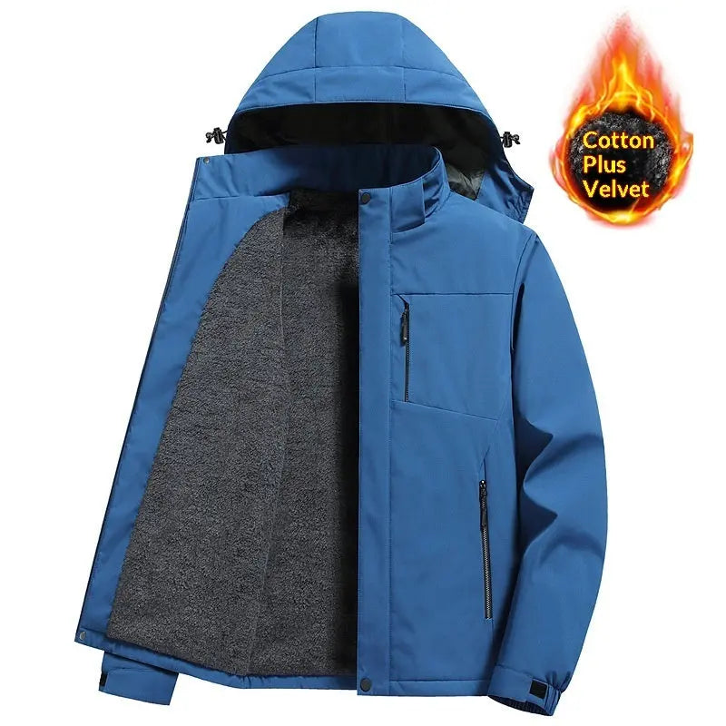 Men's Windproof Tactical Jacket — Detachable Hood style-haven-vwag8