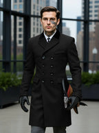 Mens Lined Wool Coat For Fall And Winter style-haven-vwag8