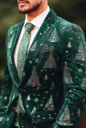 Mens Suit Jacket Mens Outerwear Casual Suit style-haven-vwag8