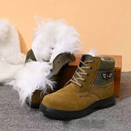 Mens Sheepskin-Trimmed Thermal Cotton Boots style-haven-vwag8