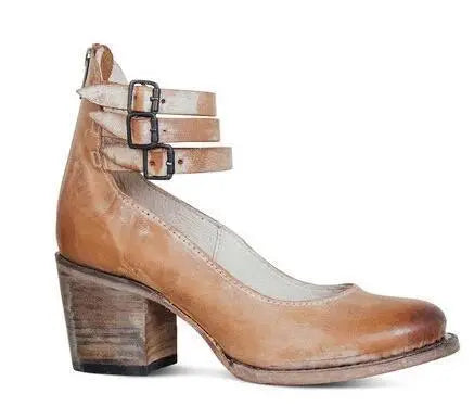 Buckle Pointed Sandals Womens Shoes style-haven-vwag8