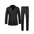 Mens Striped Business Suit Set style-haven-vwag8