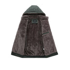 Men's Fleece-Lined Insulated Hooded Coat — Extended Sizes style-haven-vwag8