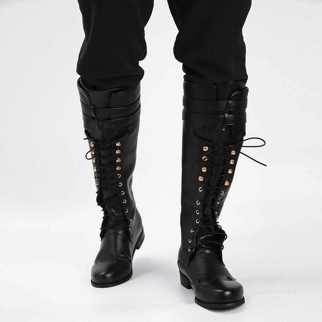 Men's shoes men's boots boots rivets style-haven-vwag8