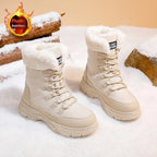 Womens Versatile And Warm Fleecelined Chunkysoled Shoes style-haven-vwag8