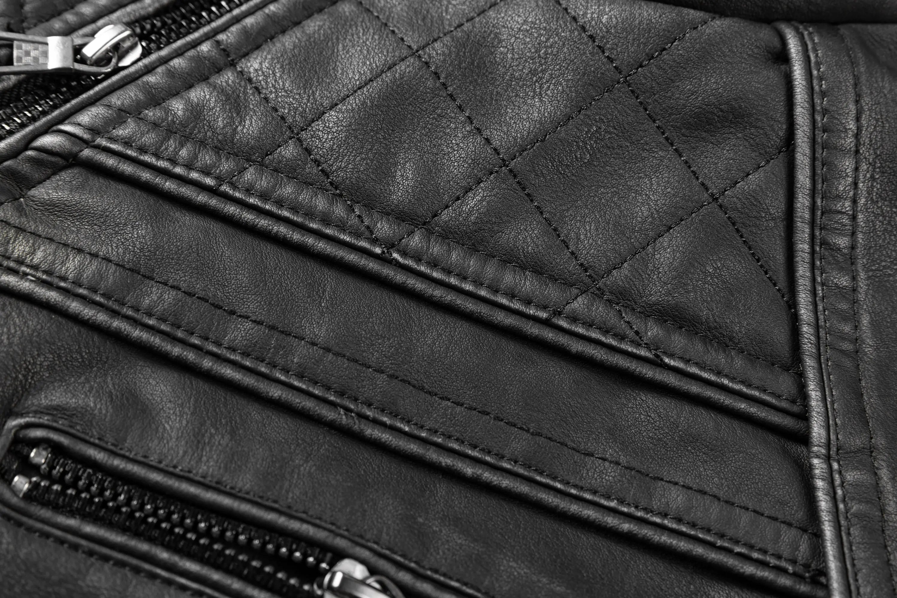 Men's Black Pu Leather Biker Jacket VINTAGE REAL MOTORCYCLE JACKETS FOR MEN Gear Hikes