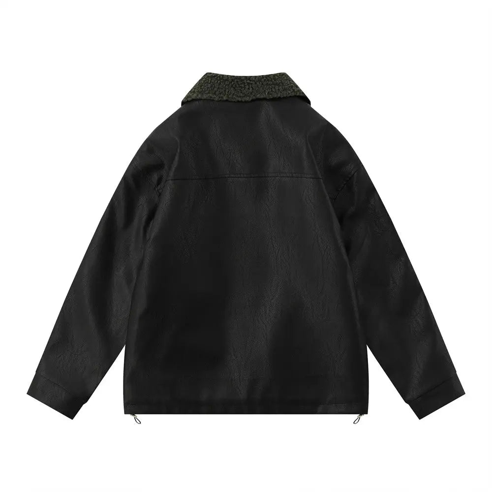 Men's American Retro PU Leather Jacket style-haven-vwag8