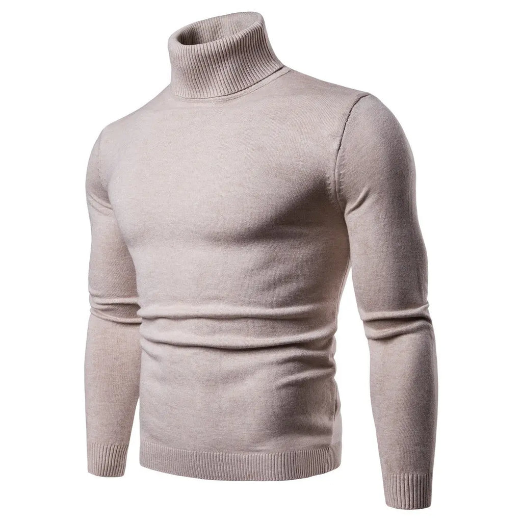 Men's Slim Fit Thermal Turtleneck Sweater style-haven-vwag8