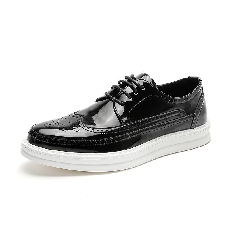 Mens Business Casual Korean Style Trendy British Mens Shoes style-haven-vwag8