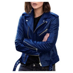 Women's Short Women's Leather Jacket Coat Jacket Pu - Style HavenStyle Haven