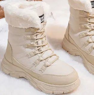 Womens Versatile And Warm Fleecelined Chunkysoled Shoes style-haven-vwag8
