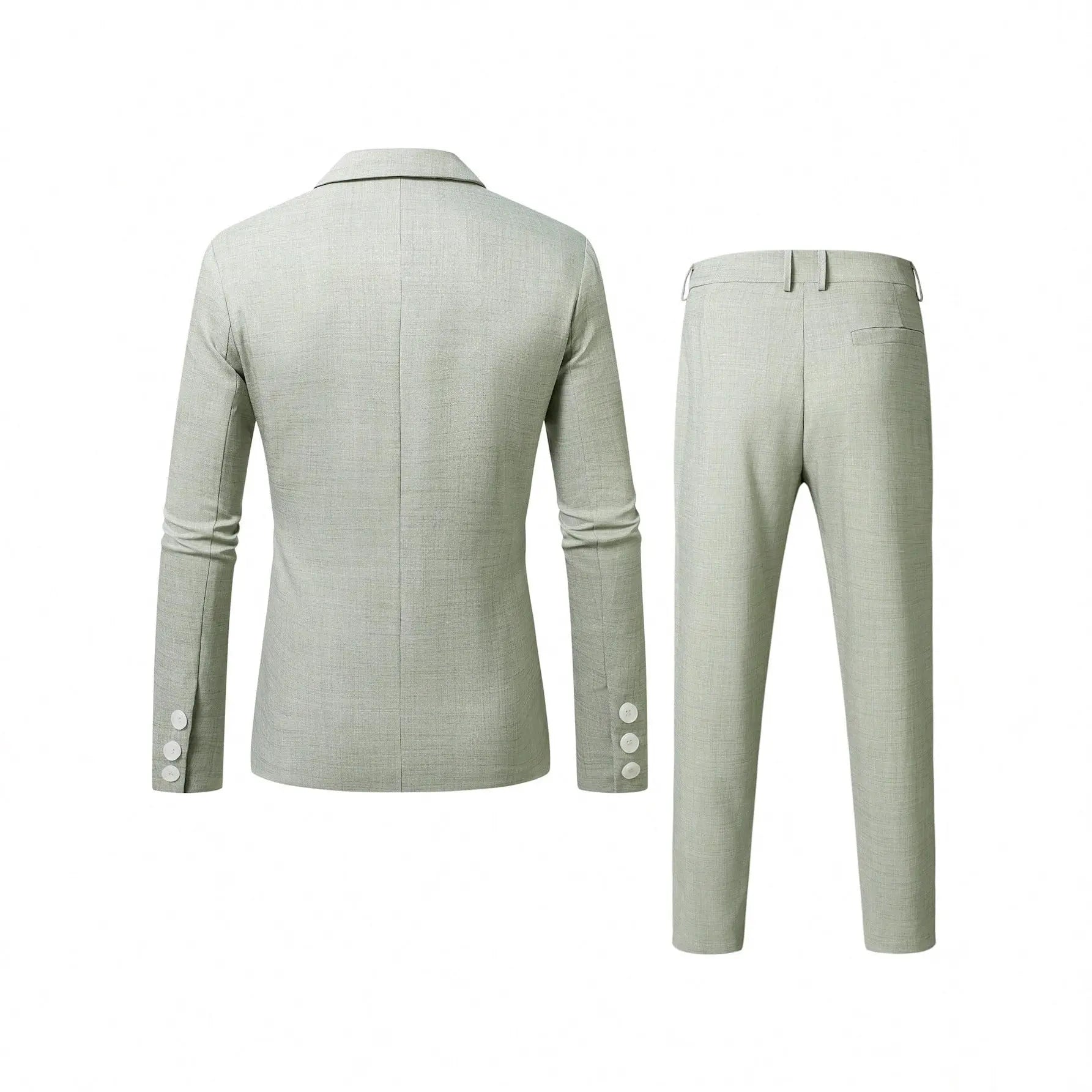 Mens Solid-Colored Business Suit Set style-haven-vwag8