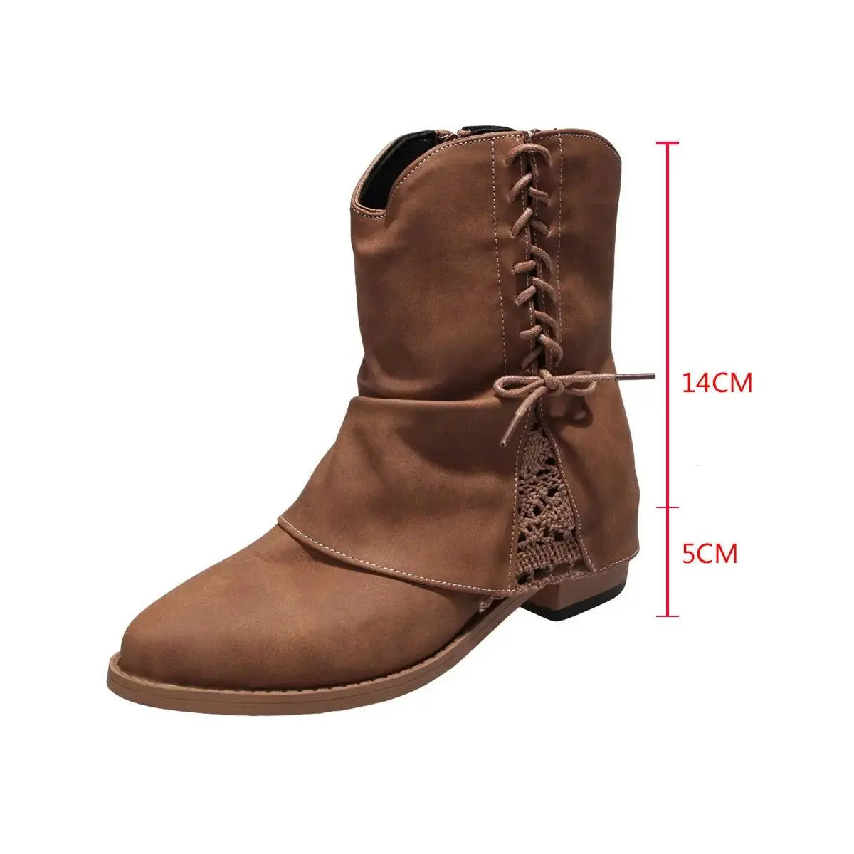 Women's Low-cut Round Head Dr Martens Boots style-haven-vwag8