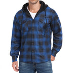 Men's Fleece-Lined Thickened Hooded Shirt style-haven-vwag8