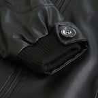 Mens Winter Warm Zip-Up Stand Collar Slim-Fit Leather Jacket Coats style-haven-vwag8