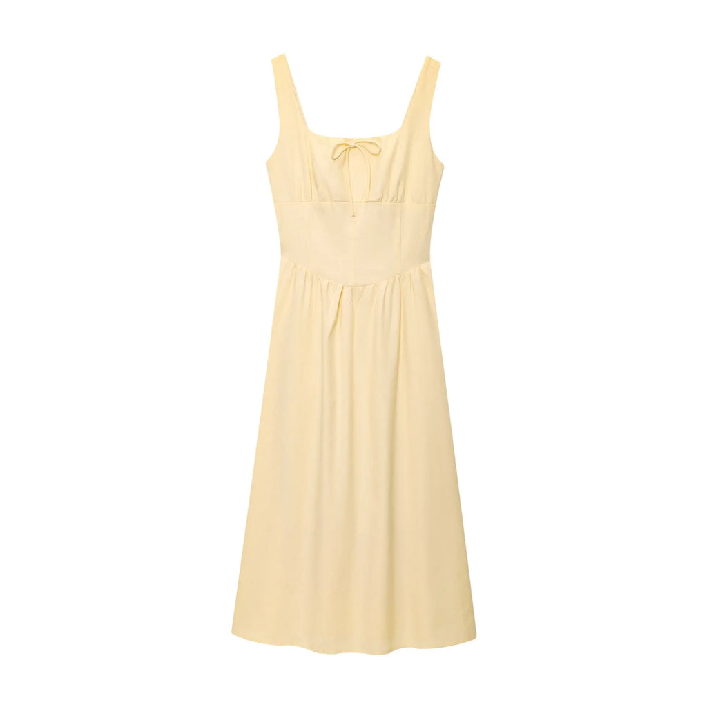 Slim-fit Bow-tied Strap Dress For Women style-haven-vwag8