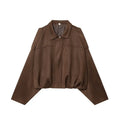 Suede Effect Bomber Jacket Coat Gear Hikes
