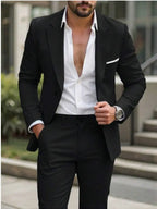 Always In Stock Mens Two-piece Business Professional Suit style-haven-vwag8