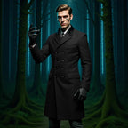 Mens Lined Wool Coat For Fall And Winter style-haven-vwag8