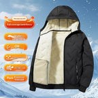 Men's Fleece-Lined Thickened Hooded Jacket style-haven-vwag8