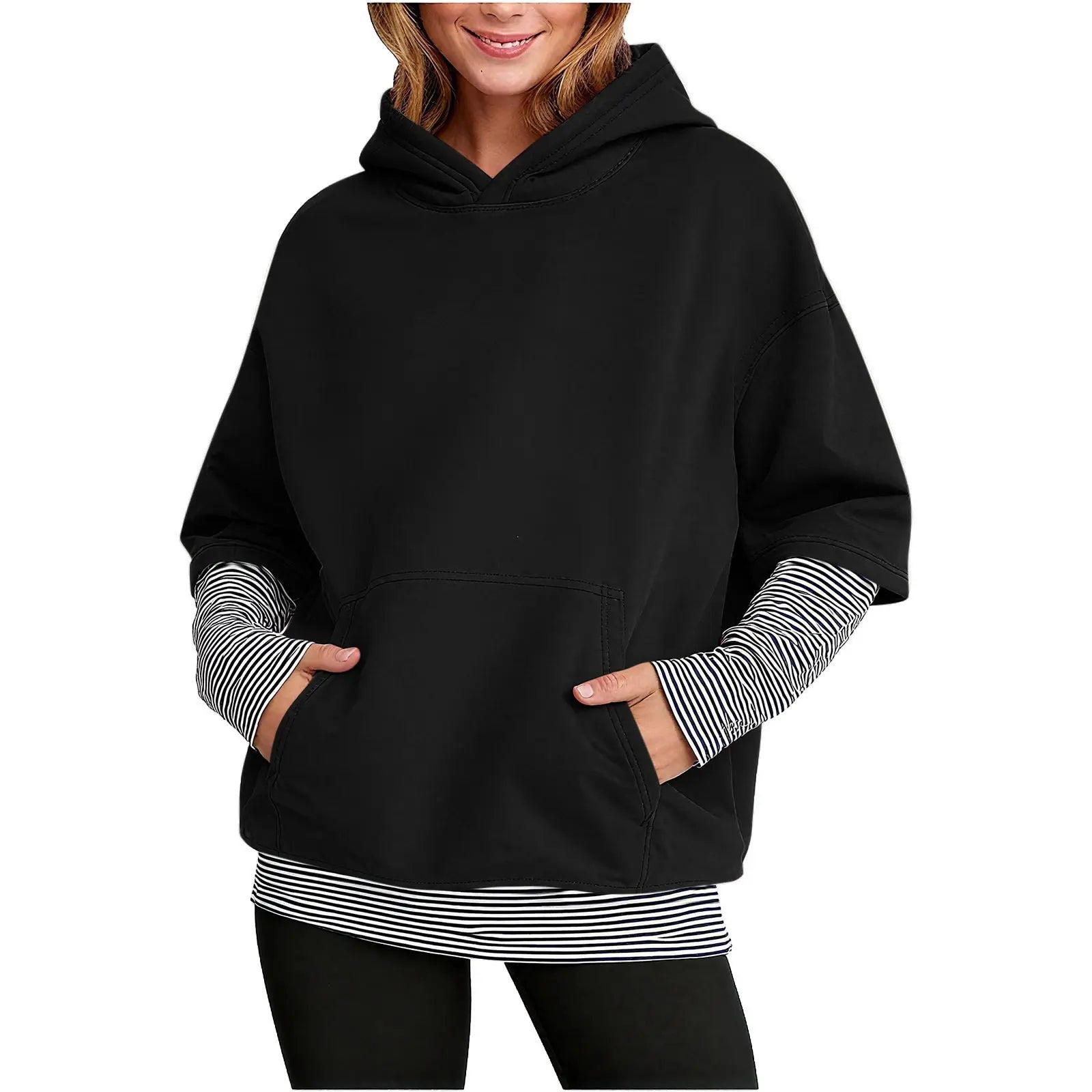 Trendy Hong Kong-style Hip-hop Loose-fitting Coat Hoodie style-haven-vwag8