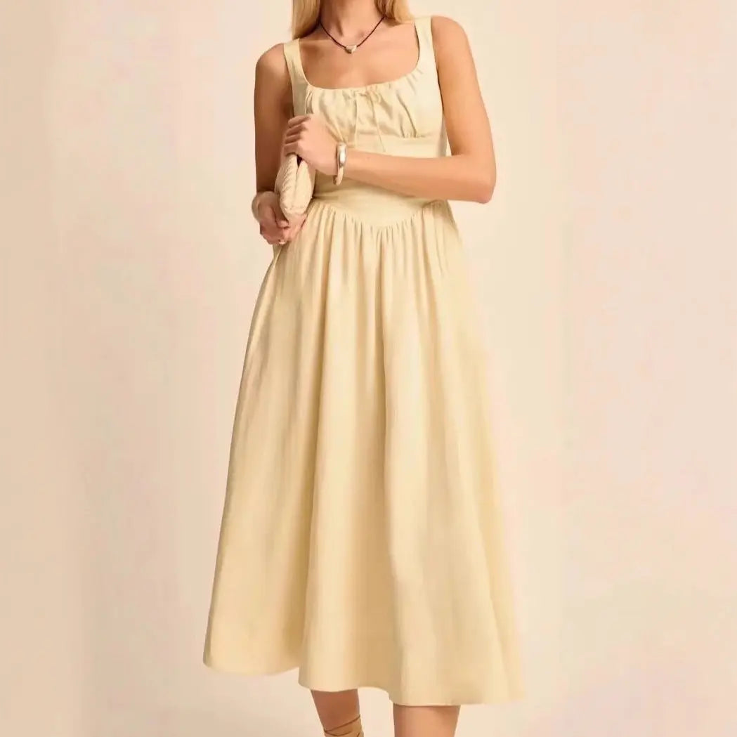 Slim-fit Bow-tied Strap Dress For Women style-haven-vwag8