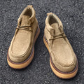 Mens Genuine Leather Suede Kangaroo Shoes Suede Martens Boots style-haven-vwag8