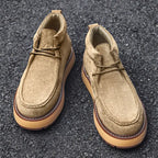 Mens Genuine Leather Suede Kangaroo Shoes Suede Martens Boots style-haven-vwag8