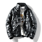 Men's Shiny Thickened Puffer Coat — Extended Sizes style-haven-vwag8