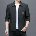 Mens Casual Lapel Top Wrinkle-free Mens Jacket style-haven-vwag8