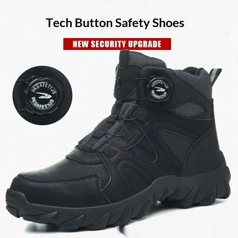 Mens Lightweight Comfortable And Safety Work Boots style-haven-vwag8