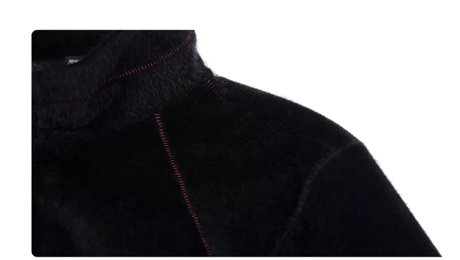 Men's Horsehair-Texture Fur Jacket — Winter Warm style-haven-vwag8