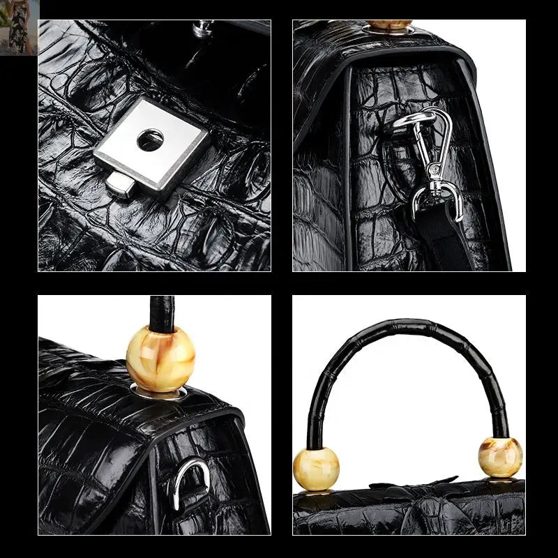 DON JOHN Crocodile Bags Luxury Handbag Women's