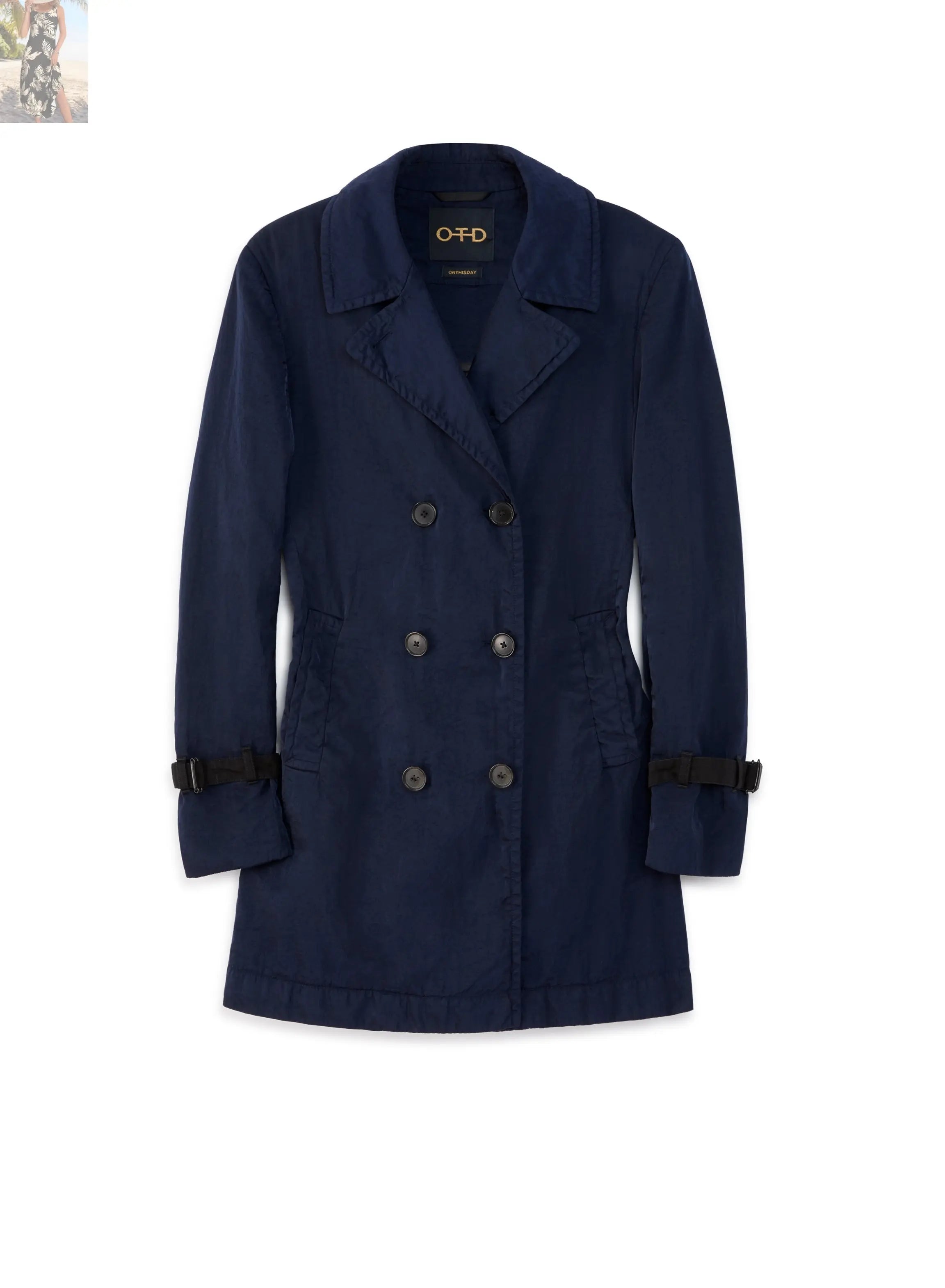 Garment Dyed Trench Coat