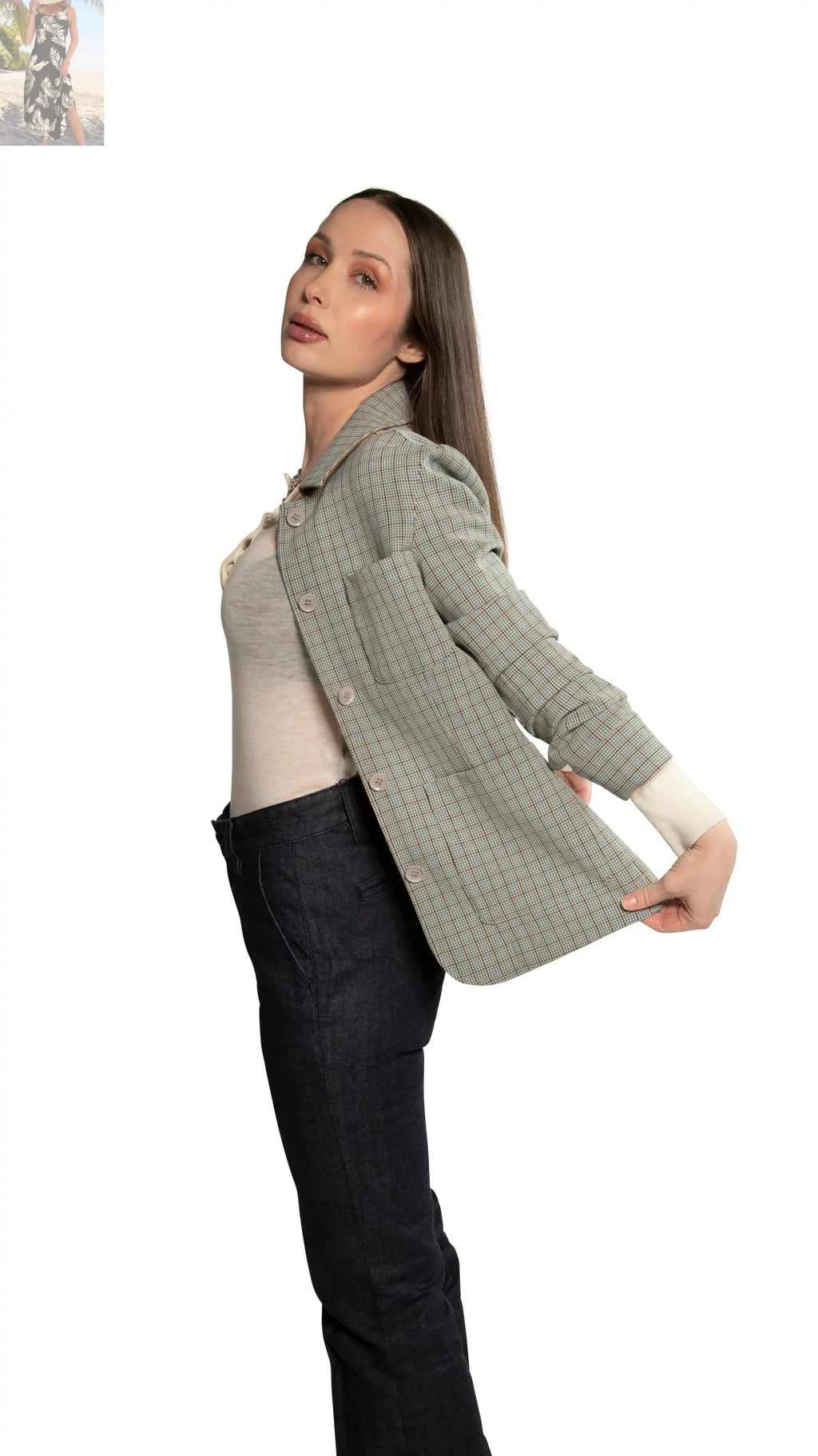 Button Front, Patch Pocket Task Jacket With Elbow Patches