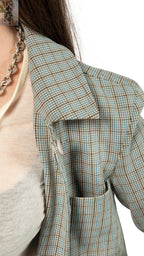 Button Front, Patch Pocket Task Jacket With Elbow Patches