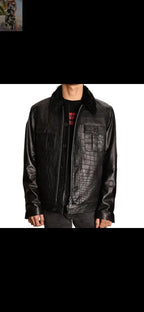 DON JOHN Crocodile Jackets Handmade Men's