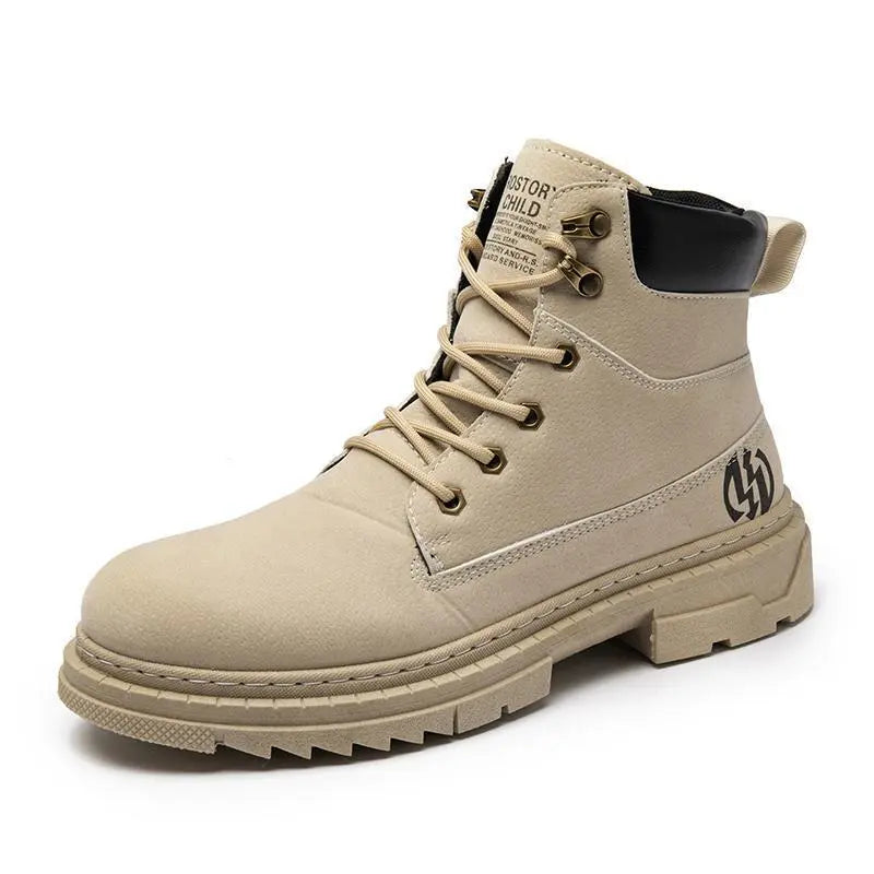 Mens Casual High Top Martin Boots style-haven-vwag8