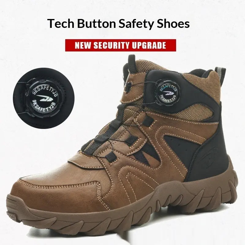 Mens Lightweight Comfortable And Safety Work Boots style-haven-vwag8