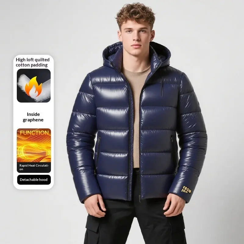 Men's Hooded Corduroy Wool Coat — Cotton-Padded Winter Warmth style-haven-vwag8
