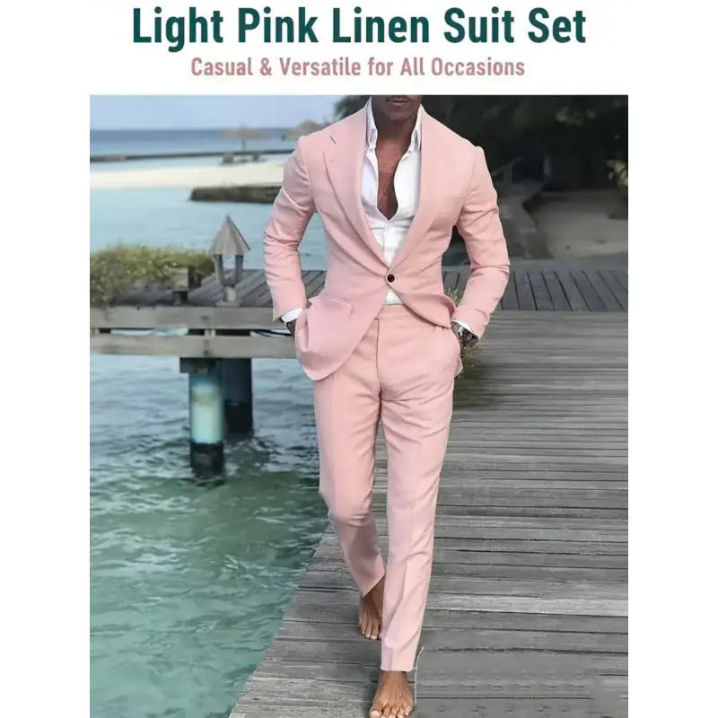New Mens Fashionable Casual Business Suit style-haven-vwag8