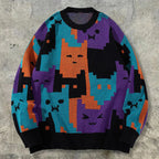 Mens Cartoon Sweater With Long Sleeves style-haven-vwag8