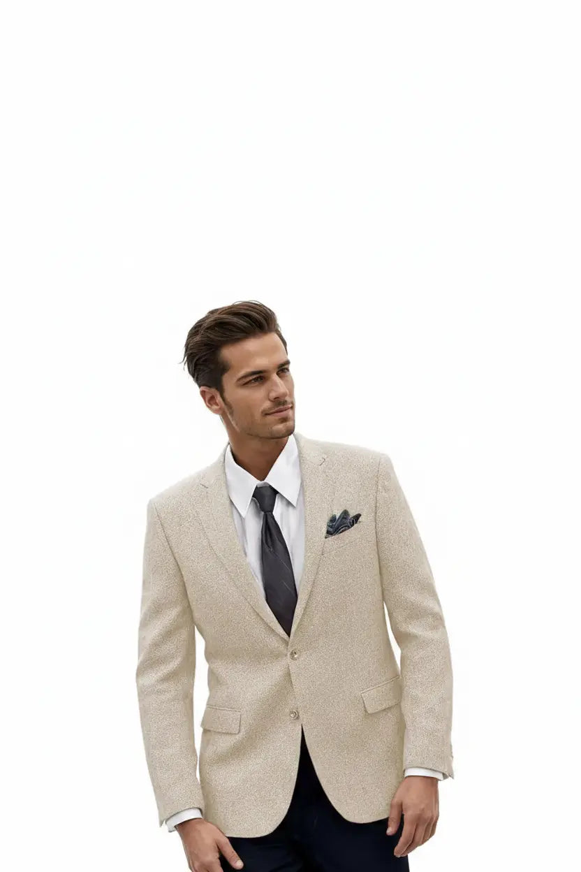 Beige Blazer — Expanded Upward