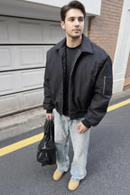 Black Bomber Jacket — Attempt 4