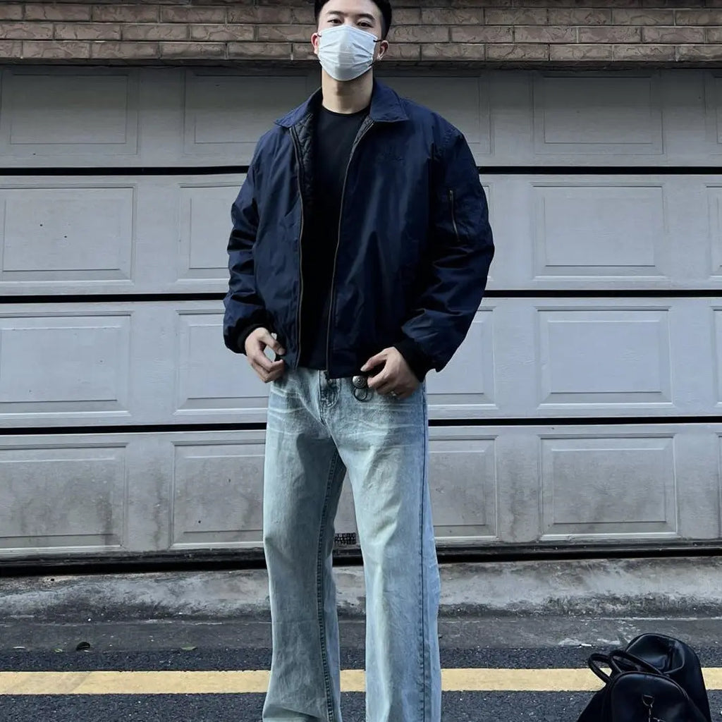Men's Retro Lightweight Jacket — Fleece or Jacket Style style-haven-vwag8