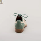 Dandy Men's Vintage Cap Toe Oxfords (Sage/Buff)