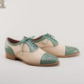 Dandy Men's Vintage Cap Toe Oxfords (Sage/Buff)