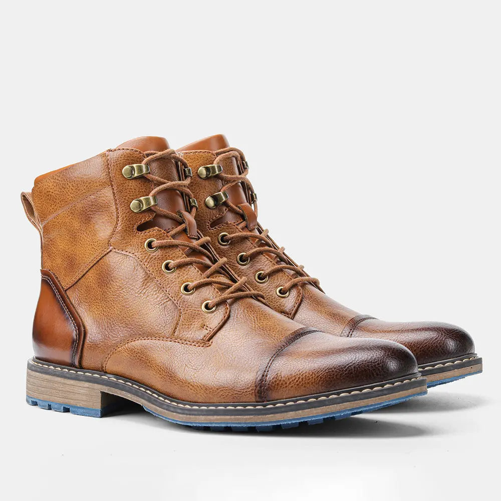 Mens Fashion High Top Vintage Martin Boots style-haven-vwag8